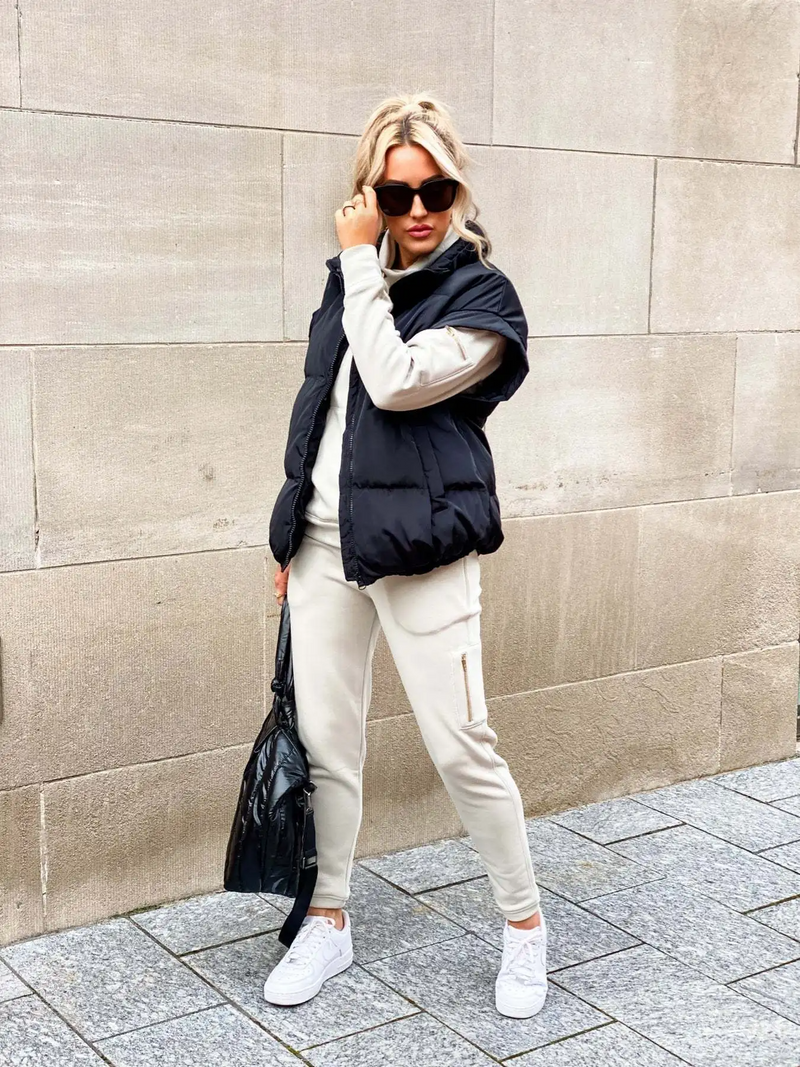 Puffer Vest for Women - Cropped Length - Image 1
