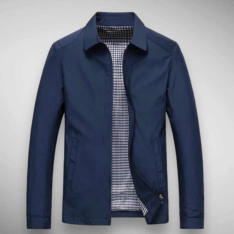 Zip Up Collared Jacket for Men - Long Sleeve - Image 4