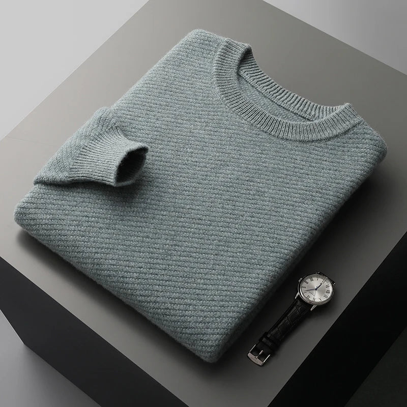 Crew Neck Sweater for Men - Long Sleeve - Image 9