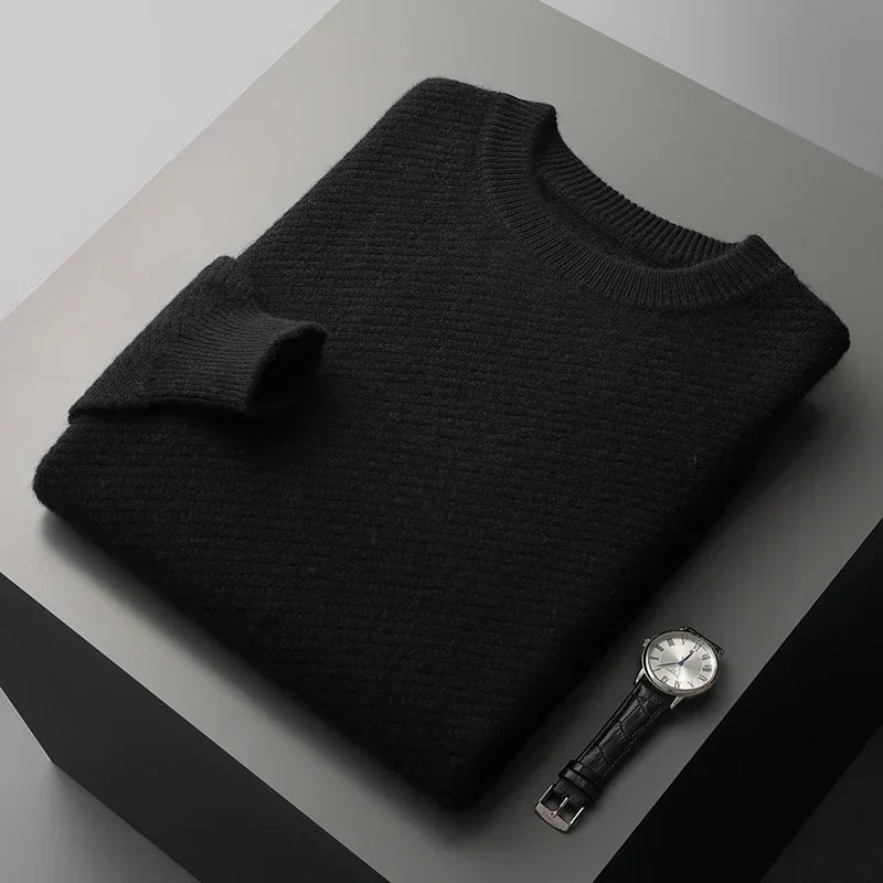 Crew Neck Sweater for Men - Long Sleeve - Image 8
