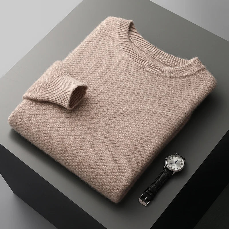 Crew Neck Sweater for Men - Long Sleeve - Image 4