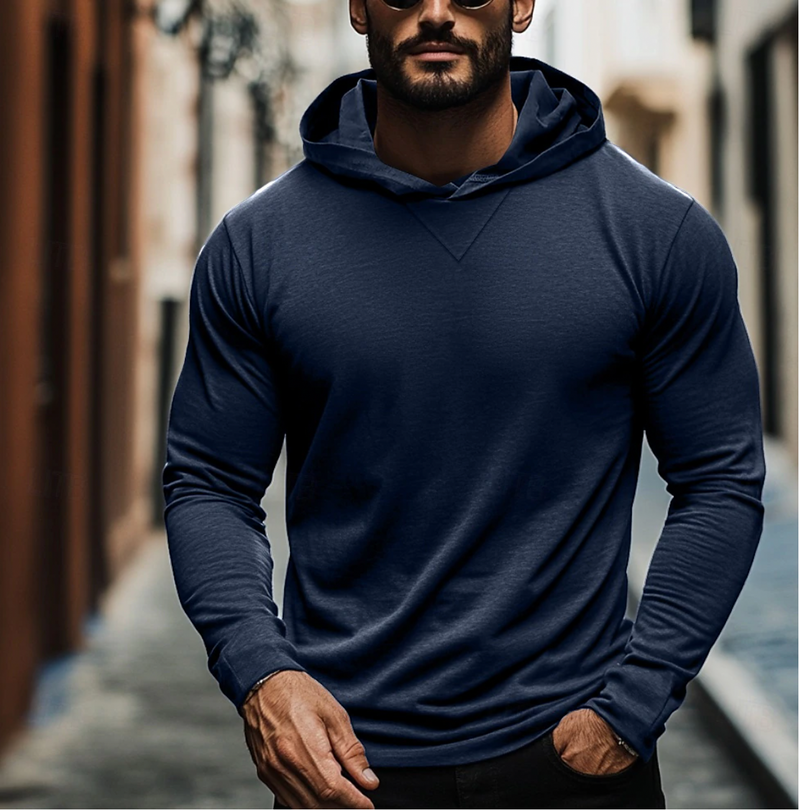 Pullover Hoodie for Men - Long Sleeve - Image 1