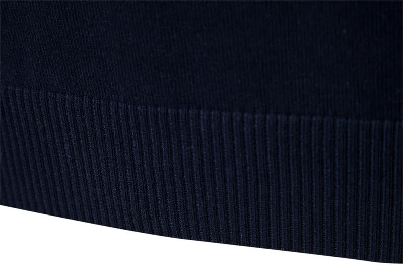 Striped Quarter-Zip Sweater for Men - Long Sleeve - Image 7