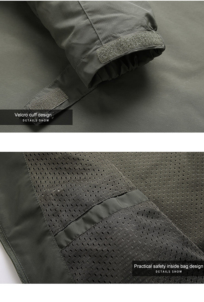 Hooded Casual Jacket for Men - Full Zip - Image 11
