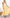 Yellow A-Line Maxi Dress for Women - Pleated Open Back - Image 1