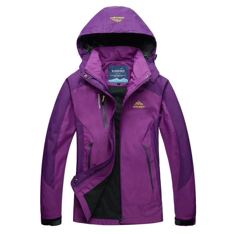 Hooded Outdoor Jacket for Women - Long Sleeve - Image 5