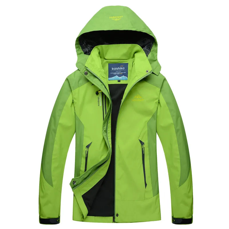 Hooded Outdoor Jacket for Women - Long Sleeve - Image 2