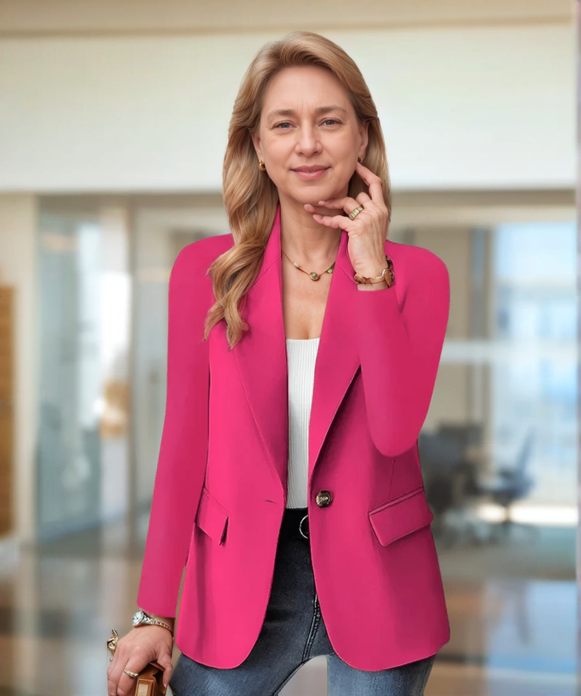 Blazer Jacket for Women - Tailored - Image 4