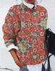 Crewneck Printed Sweater for Women - Long Sleeve - Image 1