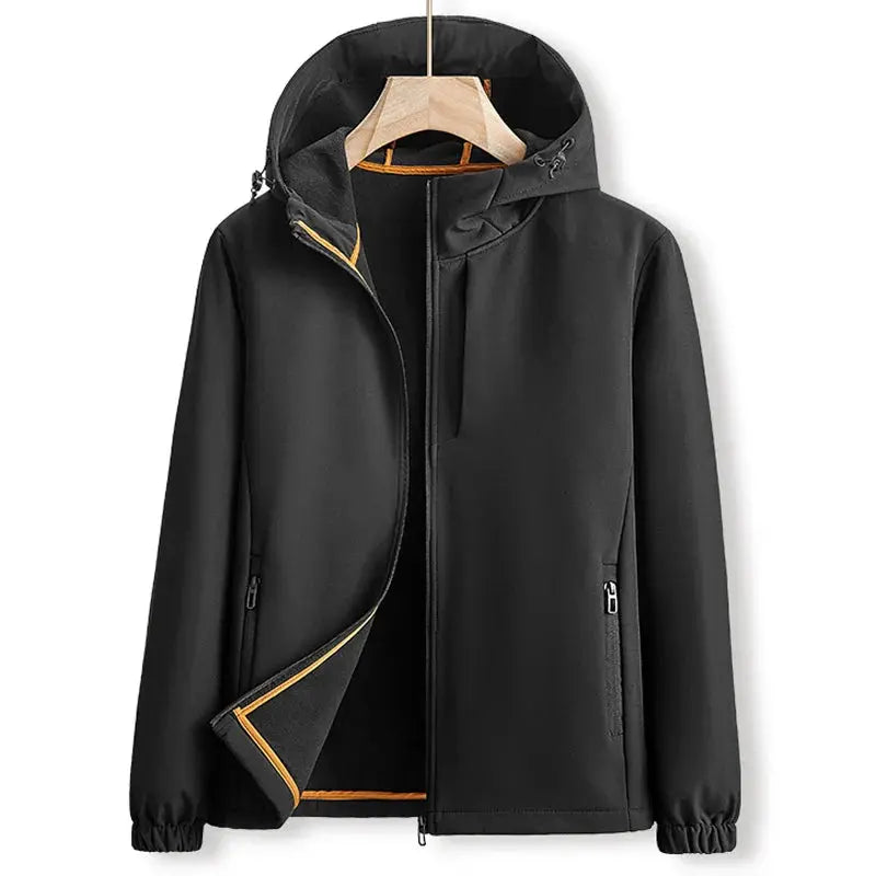 Hooded Jacket for Men - Full Zip - Image 6