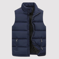 Puffer Vest Jacket for Men - Stand Collar - Image 1
