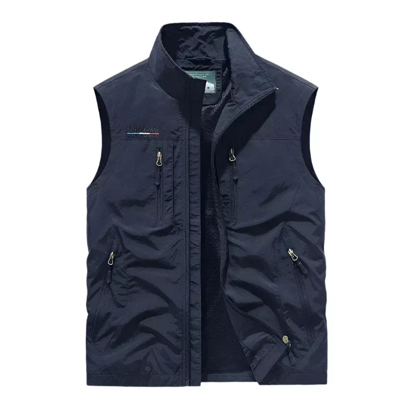 Sleeveless Jacket Vest for Men - Zip Up - Image 5