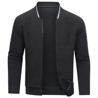 Bomber Jacket for Men - Ribbed Collar - Image 1