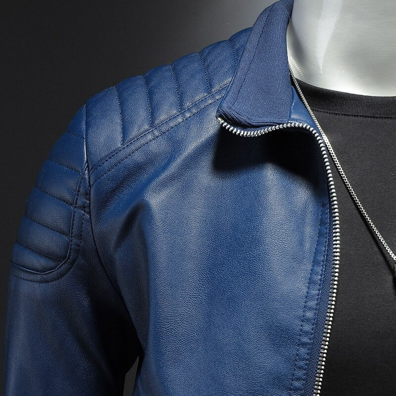 Biker Jacket for Men - Long Sleeve - Image 2