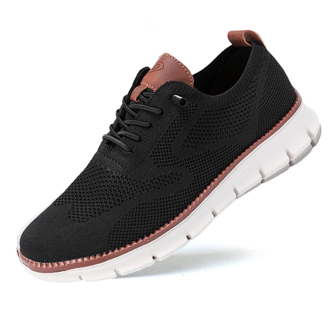 Lace-Up Sneakers for Men - Round Toe Perforated Upper - Image 7
