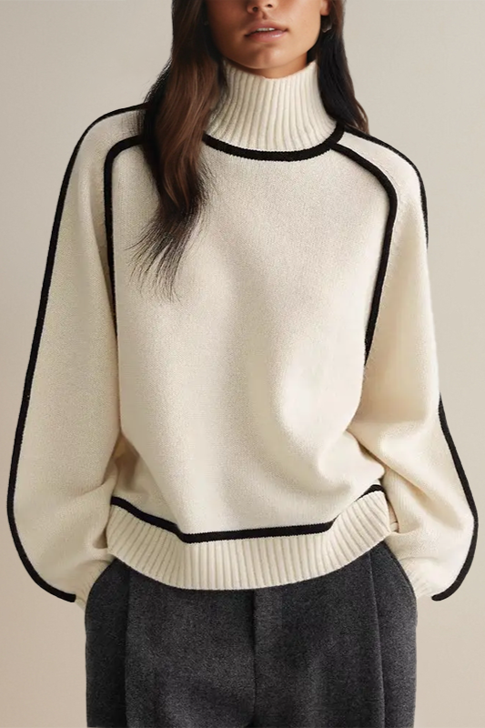 Turtleneck Sweater for Women - Long Sleeve - Image 4