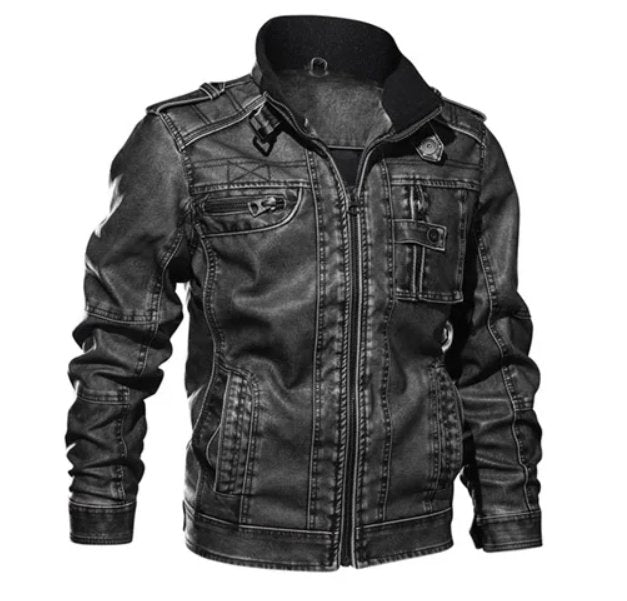 Military Style Jacket for Men - Full Zip Closure - Image 7