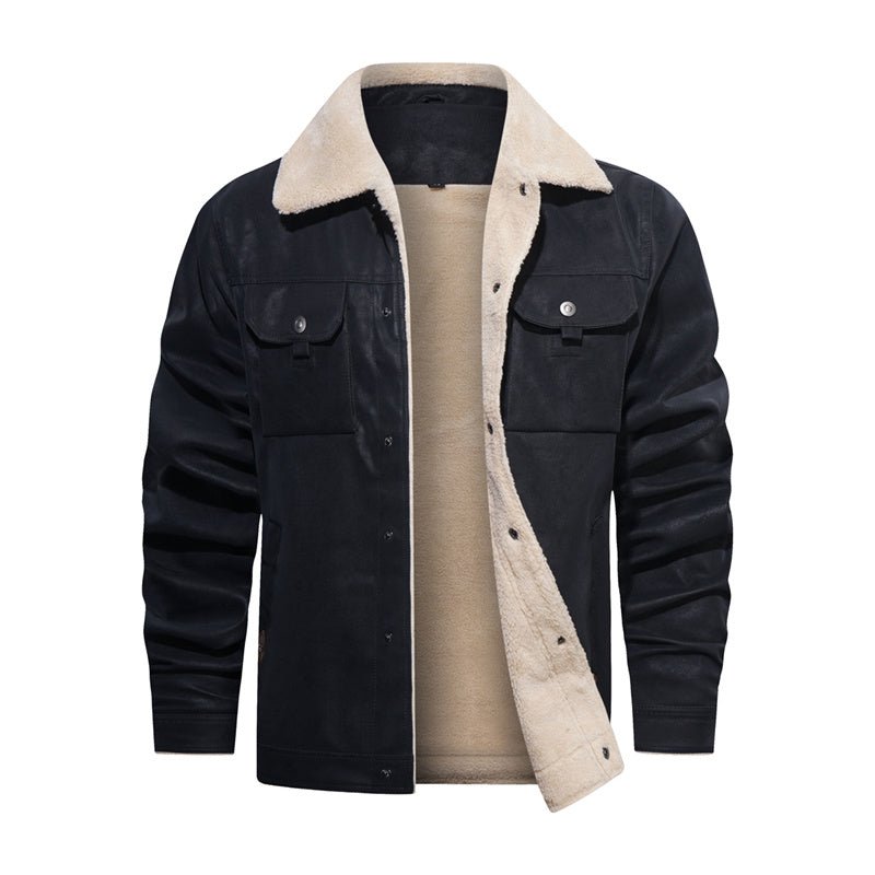 Trucker Jacket for Men - Sherpa Collar - Image 1