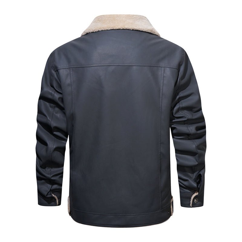 Trucker Jacket for Men - Sherpa Collar - Image 8