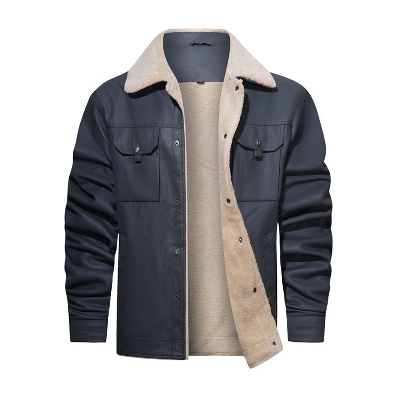 Trucker Jacket for Men - Sherpa Collar - Image 2