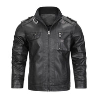 Military Style Jacket for Men - Full Zip Closure - Image 5