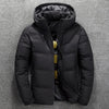 Hooded Puffer Jacket for Men - Zip-Up - Image 1
