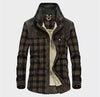 Plaid Shirt Jacket for Men - Long Sleeve - Image 1