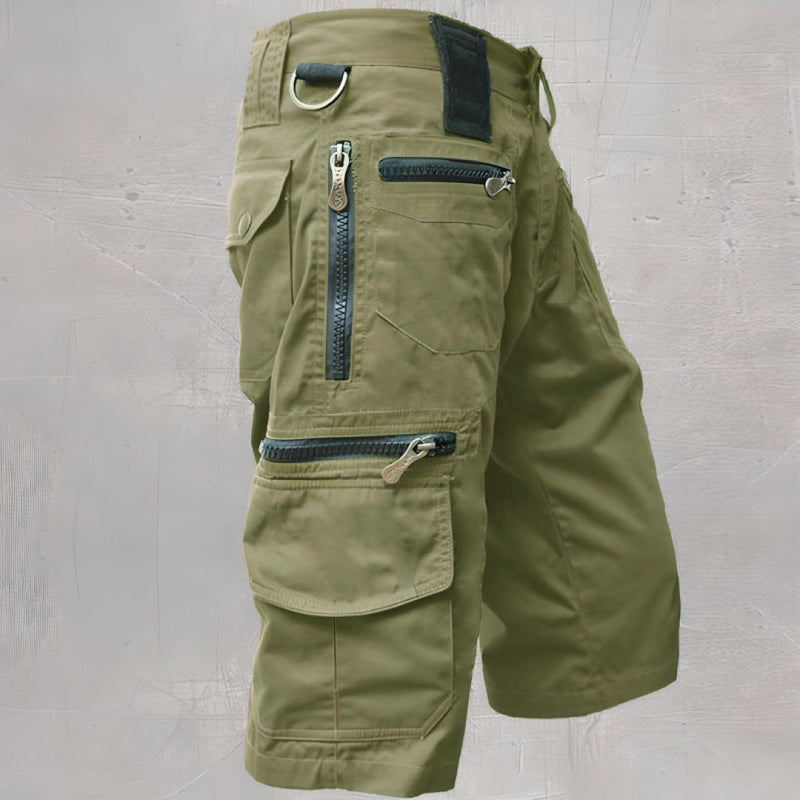 Cargo Shorts for Men - Multi-Pocket Utility Relaxed Fit - Image 1