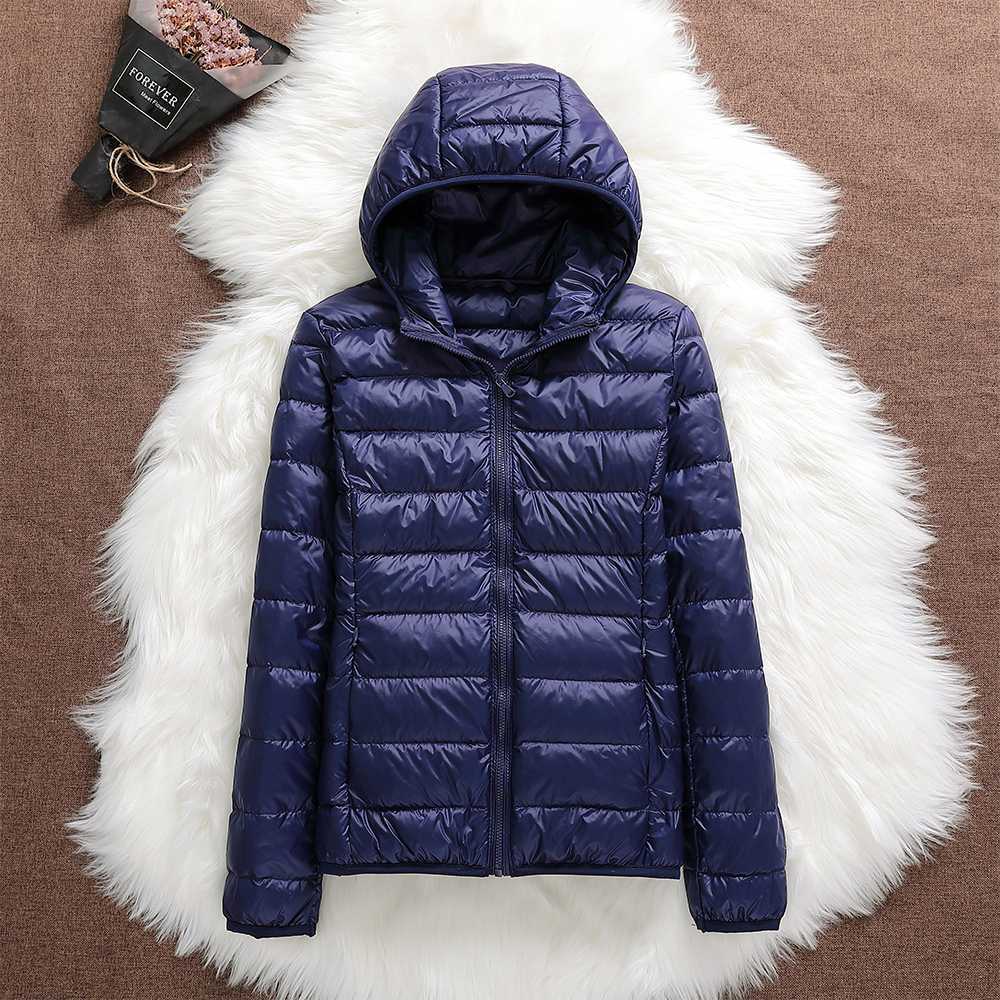 Puffer Jacket for Women - Hooded - Image 3