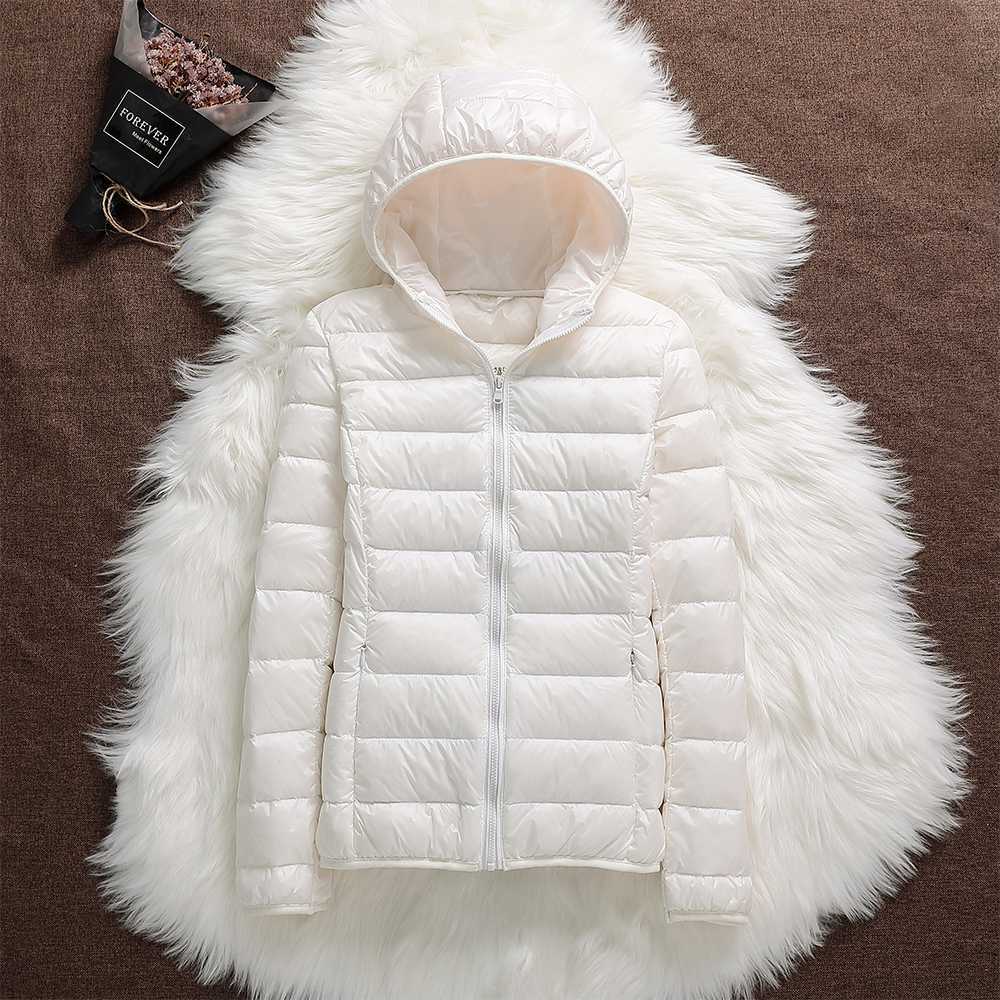 Puffer Jacket for Women - Hooded - Image 12