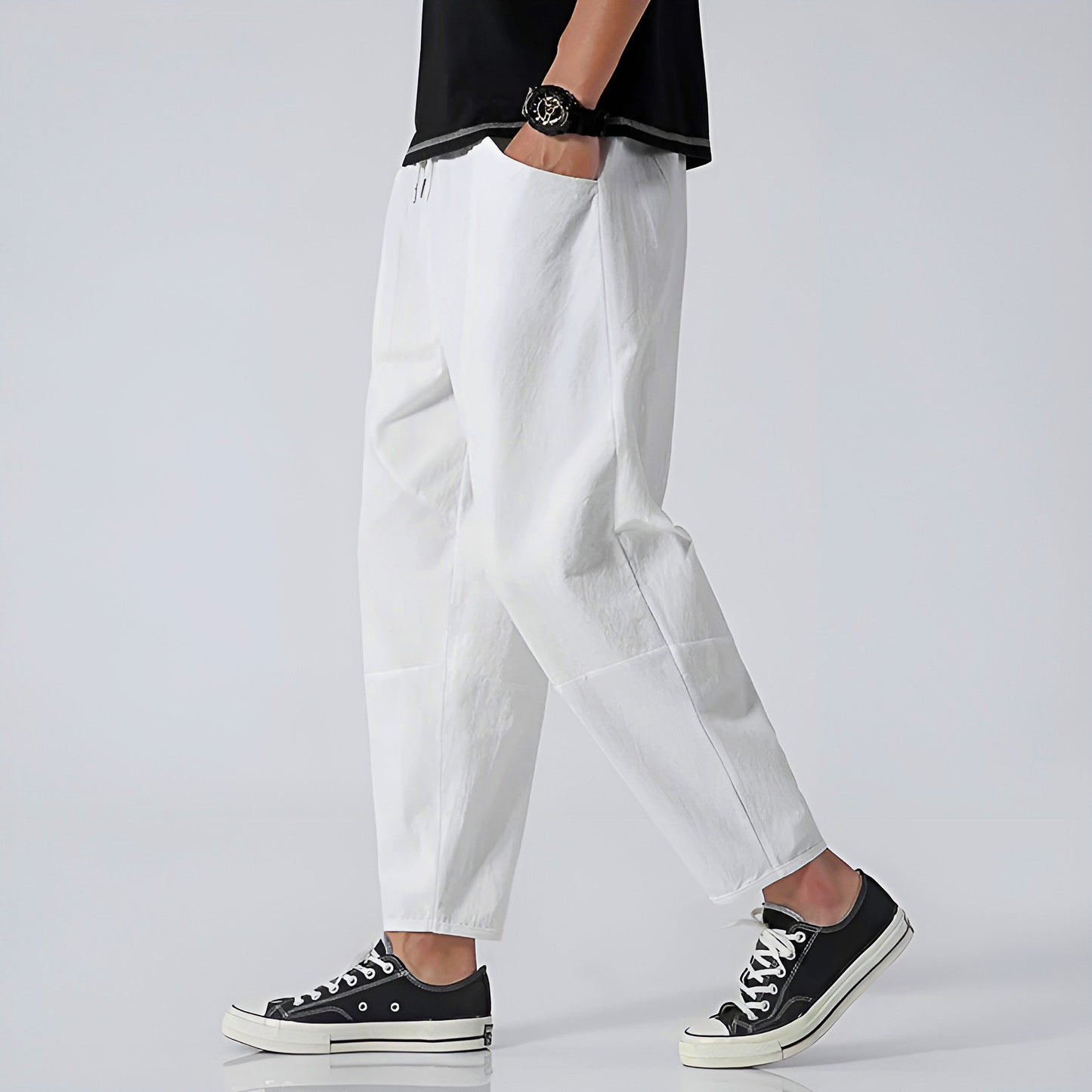 Image of Men's Relaxed Fit Cropped Pants
