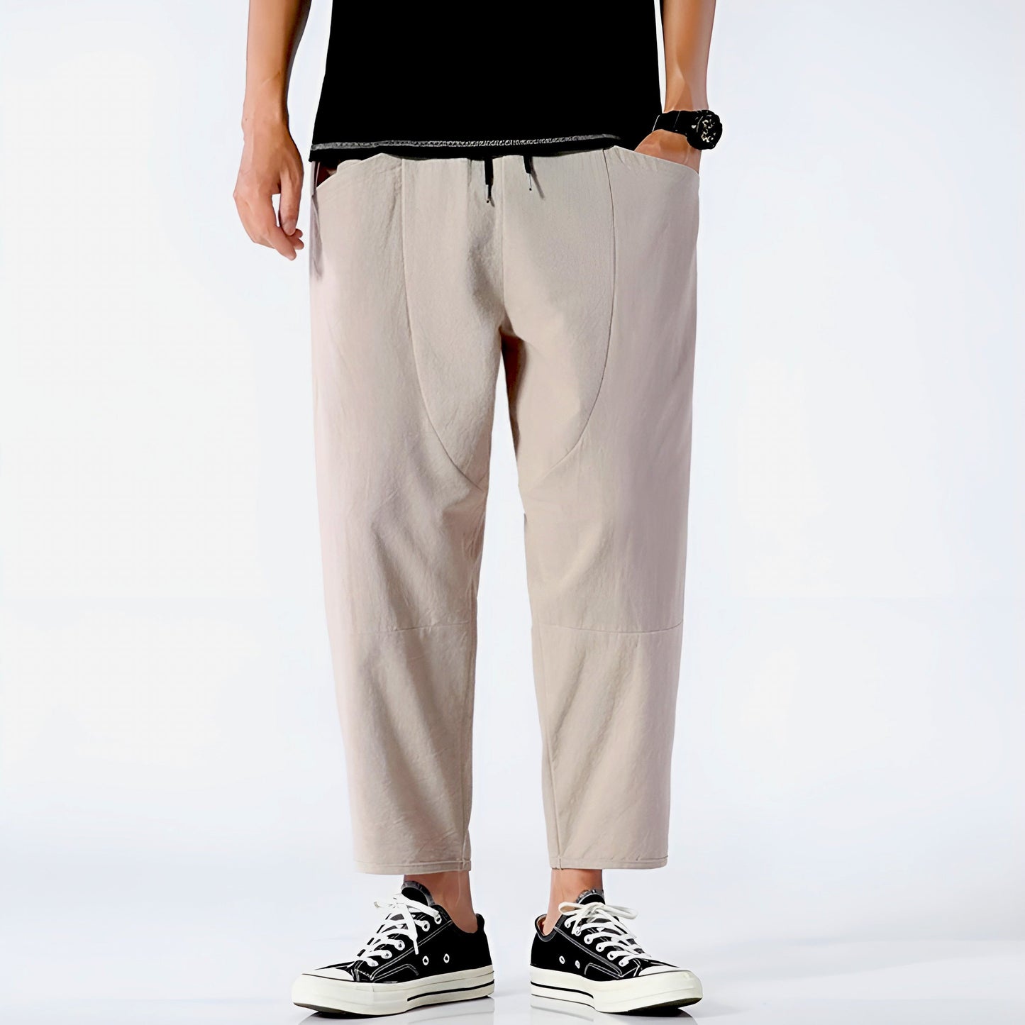 Image of Men's Relaxed Fit Cropped Pants