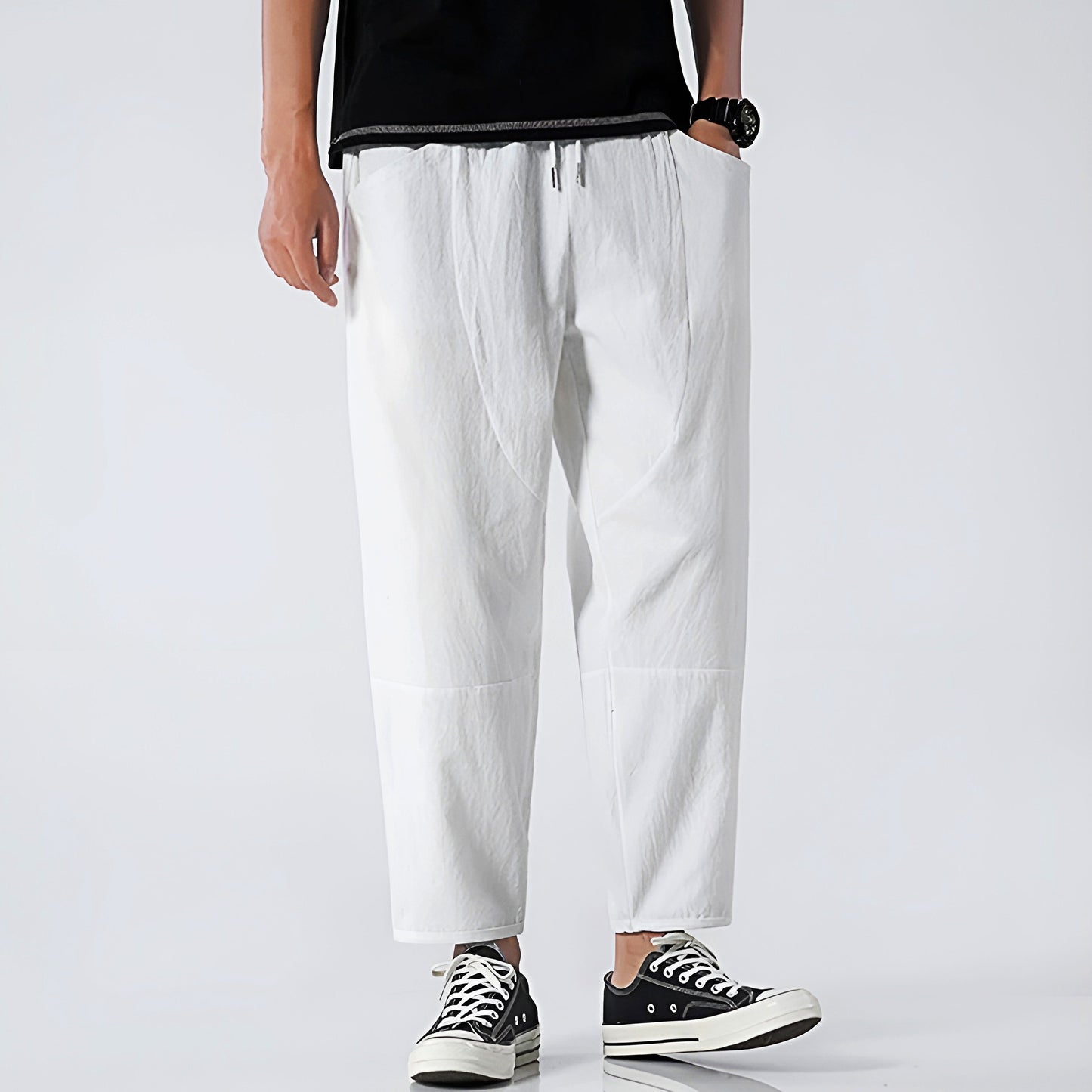 Image of Men's Relaxed Fit Cropped Pants
