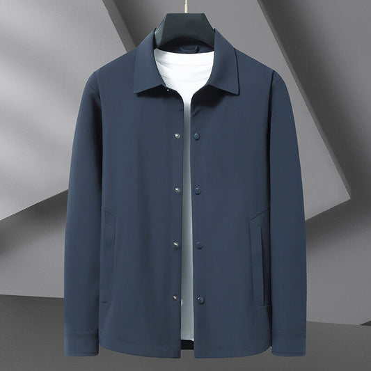 Image of Men's Snap Front Shirt Jacket
