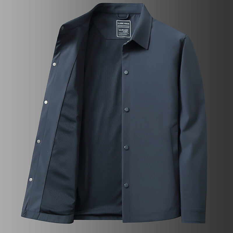 Image of Men's Snap Front Shirt Jacket