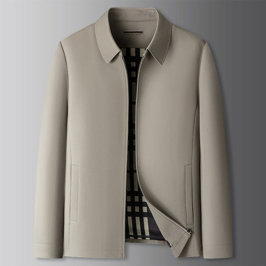 Image of Men's Zip-Up Casual Jacket
