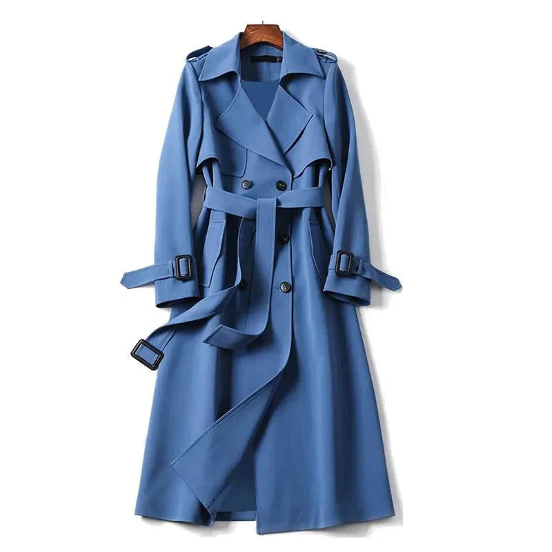 Trench Coat for Women - Belted Waist - Image 1