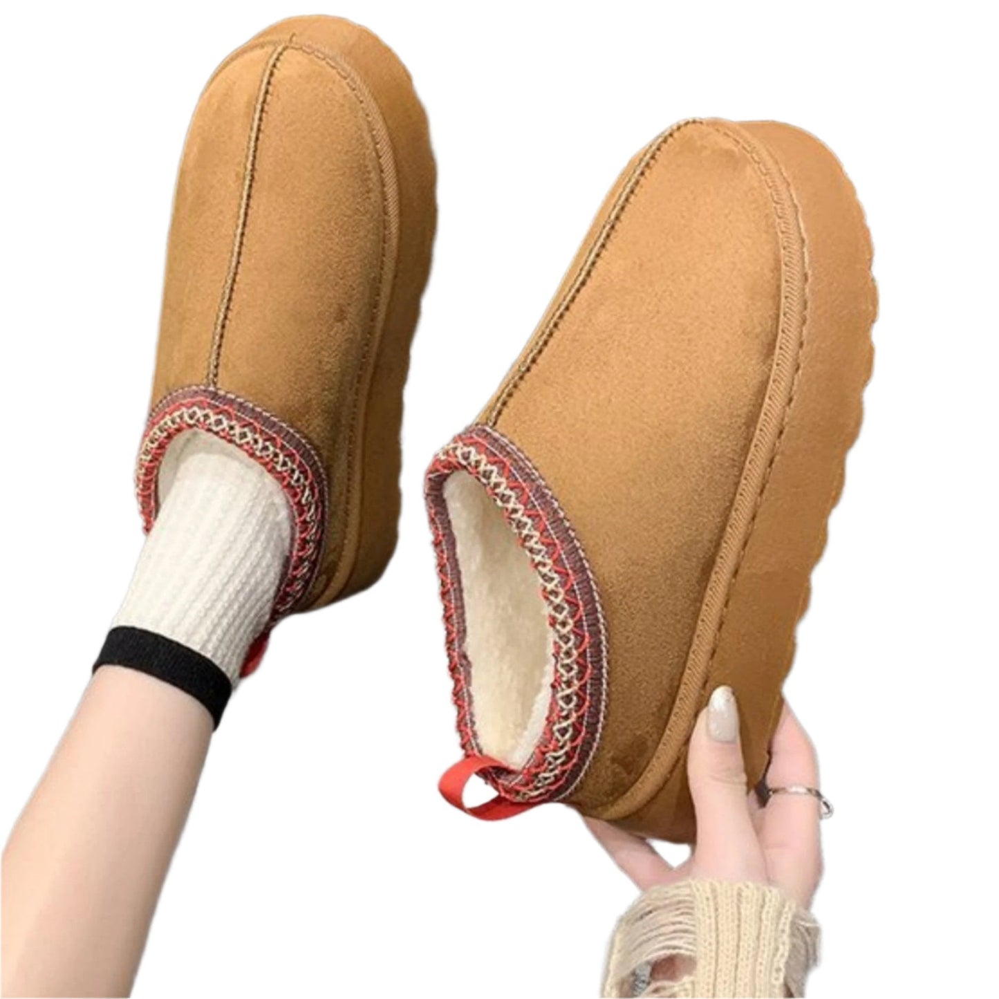 Platform Clog Slippers for Women - Trim Detail - Image 3