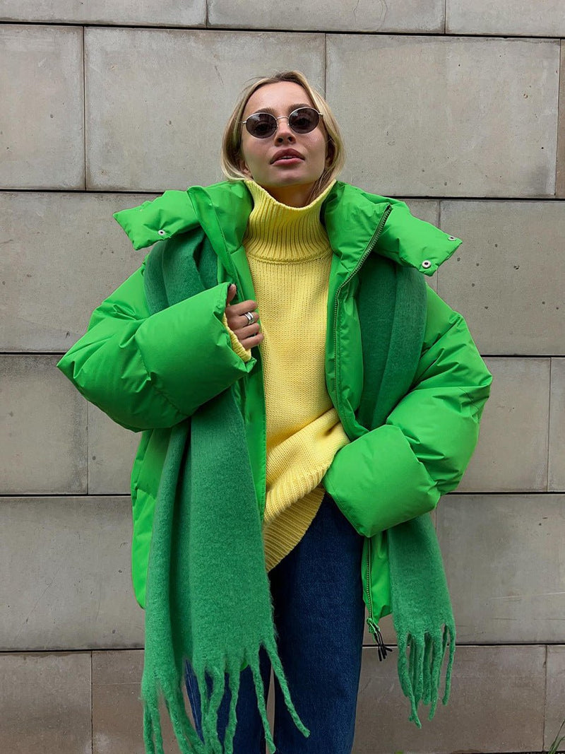 Puffer Jacket for Women - Oversized - Image 5