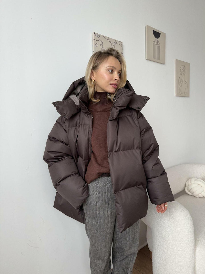 Puffer Jacket for Women - Oversized - Image 4
