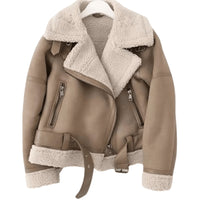 Aviator Jacket for Women - Belted - Image 2