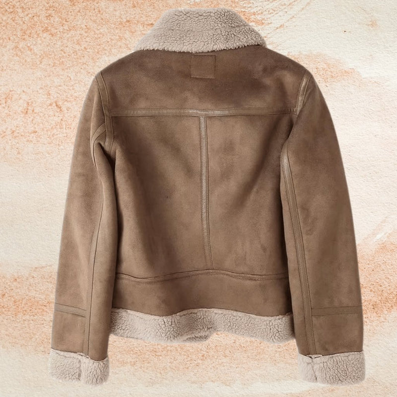 Aviator Jacket for Women - Belted - Image 4