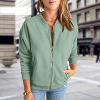 Bomber Jacket for Women - Zip-Up Jacket - Image 1