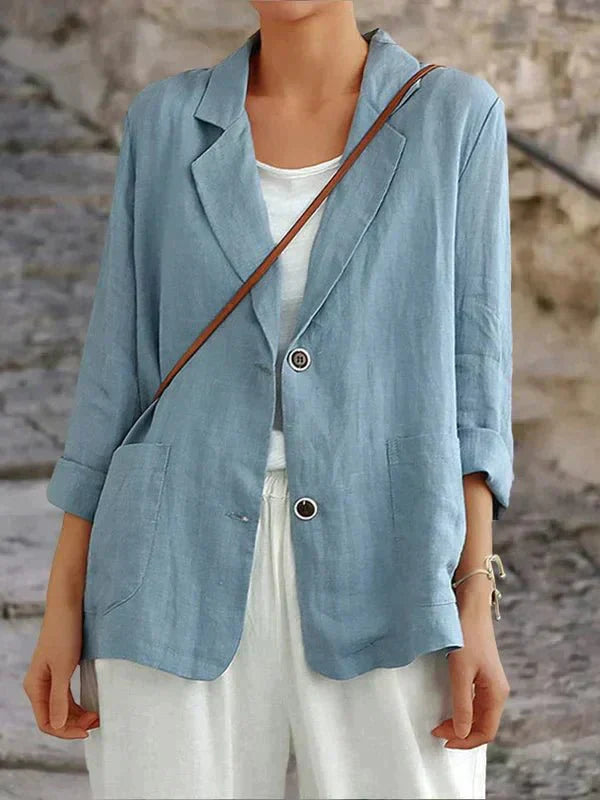 Blazer Jacket for Women - 3/4 Sleeve - Image 4