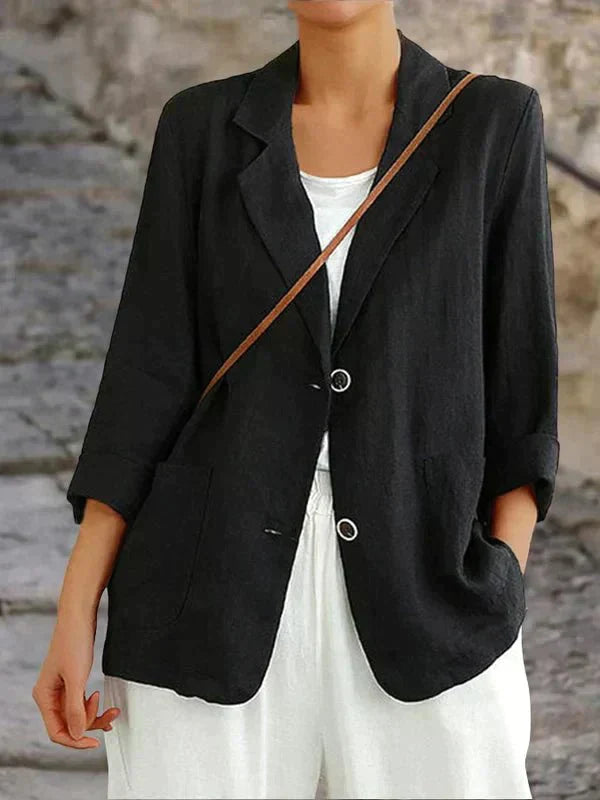 Blazer Jacket for Women - 3/4 Sleeve - Image 1