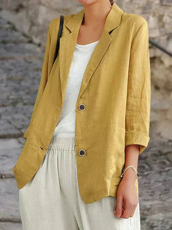 Blazer Jacket for Women - 3/4 Sleeve - Image 3