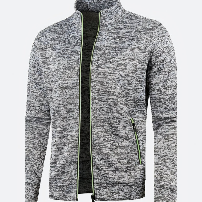 Full-Zip Jacket for Men - Zip Pockets - Image 1