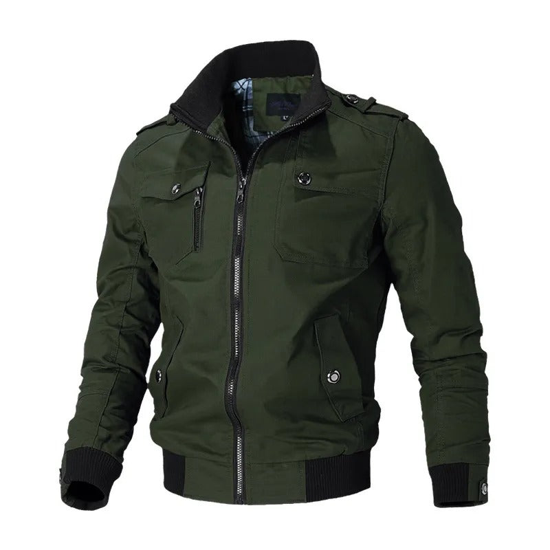 Bomber Jacket for Men - Full Zip - Image 3