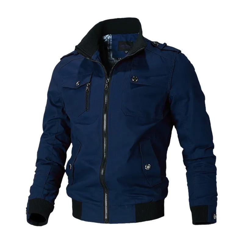 Bomber Jacket for Men - Full Zip - Image 2