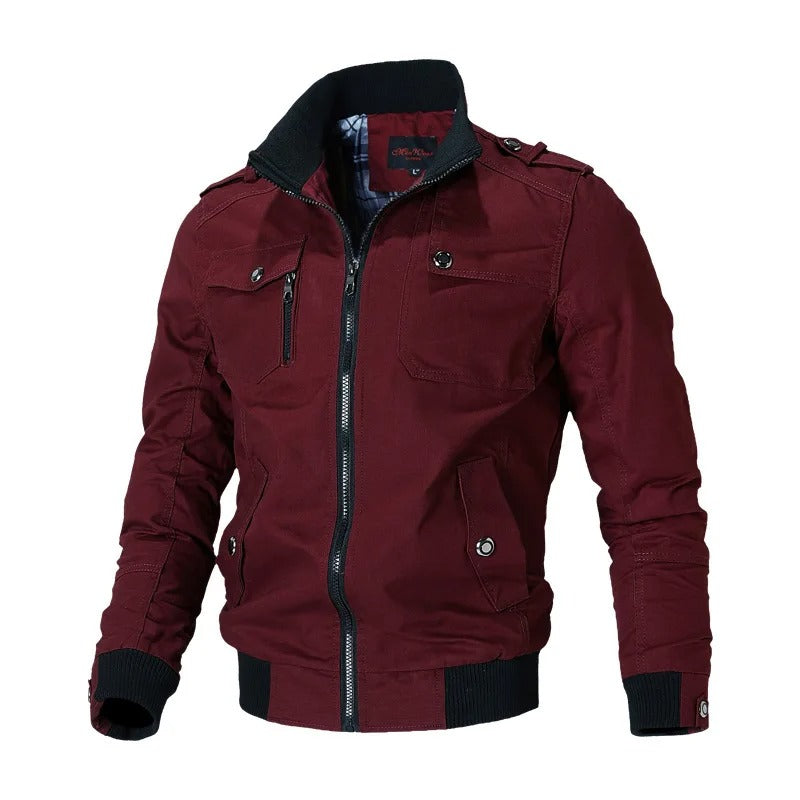 Bomber Jacket for Men - Full Zip - Image 4